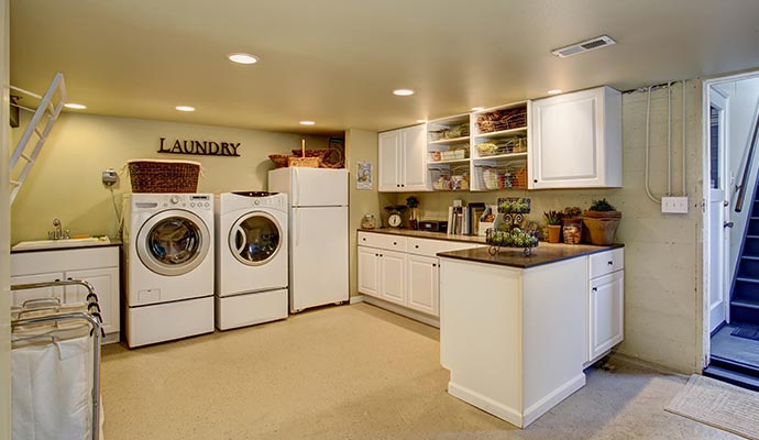 painted services for laundry room