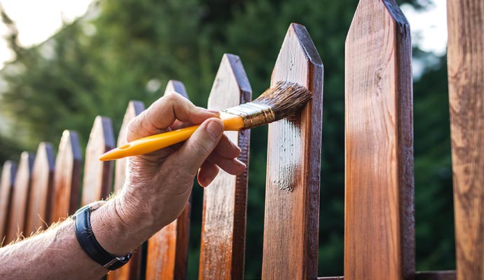 Fence painting