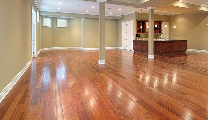 Restored hardwood floor