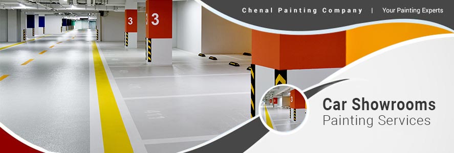 Car showroom painting services