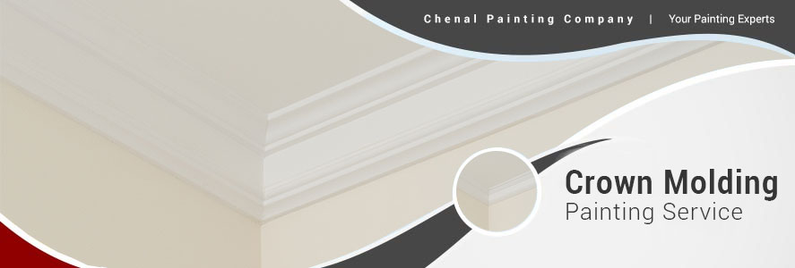 banner of crown molding painting