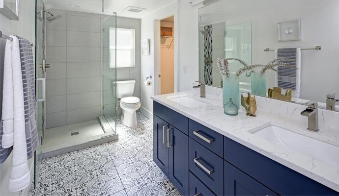 Bathroom Cabinet Refinishing Services