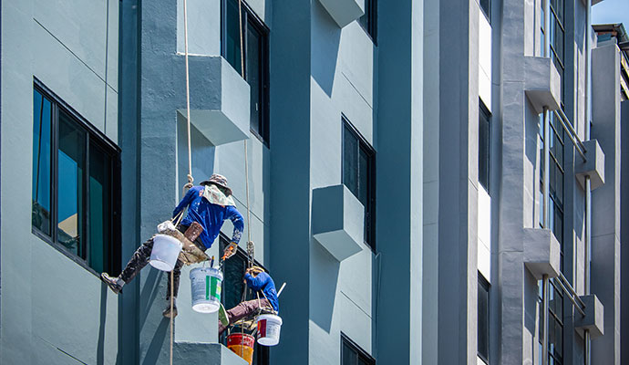 Professional condominium exterior painting service