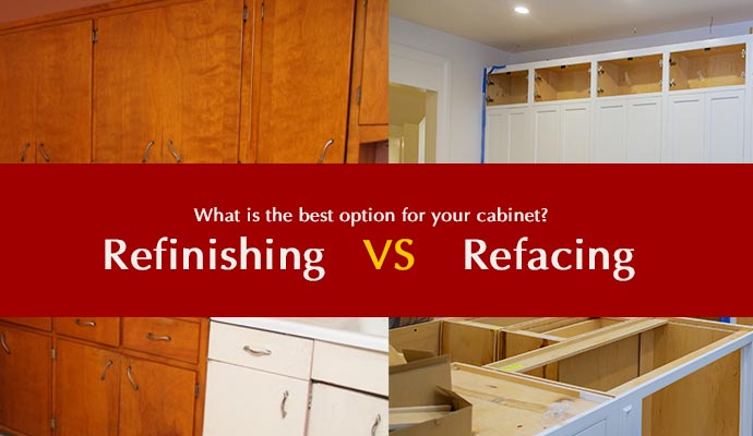 Difference Between Refacing & Refinishing Cabinet