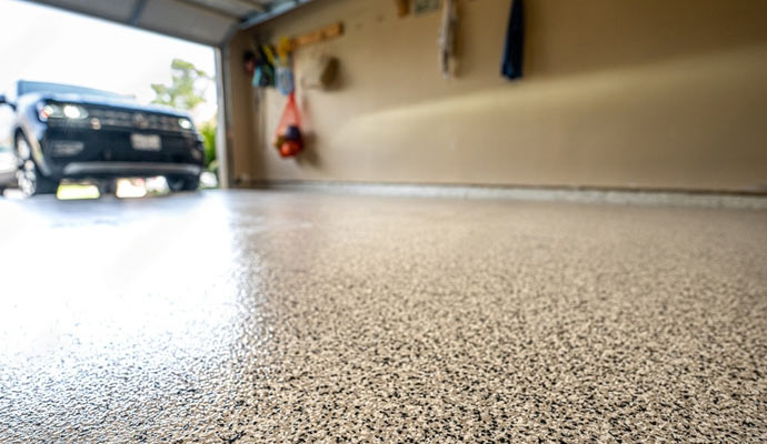 epoxy resin garage floor