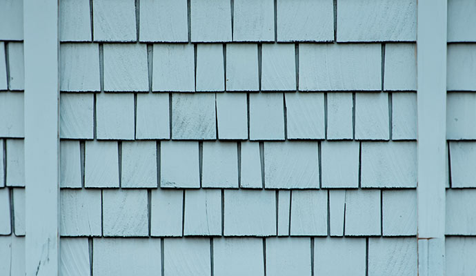 Painted shingles