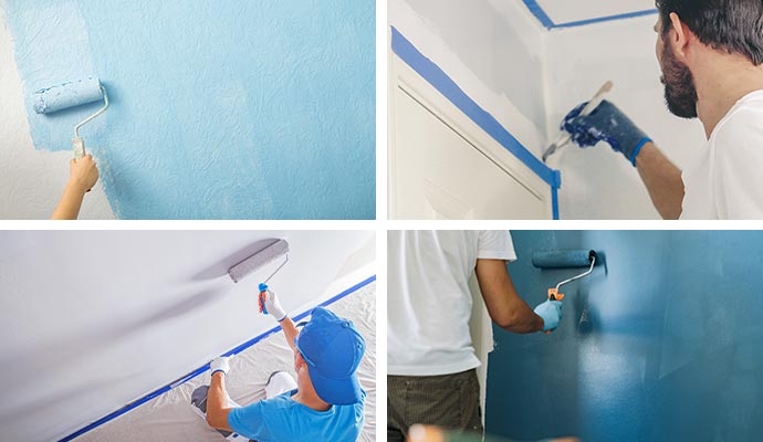 Different types of painting