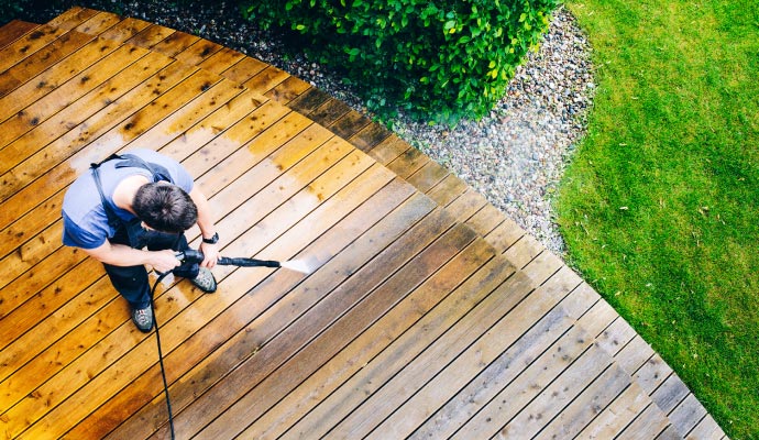 Pressure washing