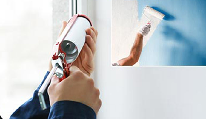 Sealing for painting