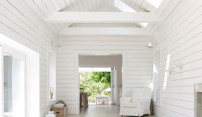 Painting Shiplap Ceilings