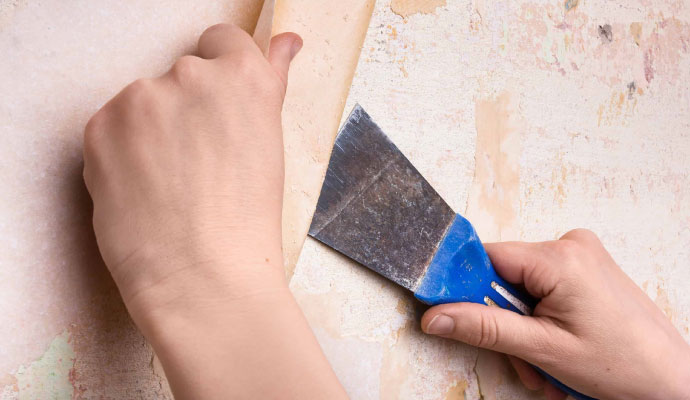 Wallpaper removal service